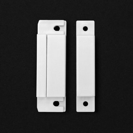 MC-31 Wired Surface-Mounted NC Magnetic Door Window Contact Sensor Alarm Reed Switch, White, Pack of 5 with 20 Screws