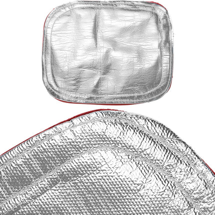 Hand Heat Shield Welding Gloves, Heat Split Leather Welding Hand Pad for Industrial Boiler Cutting