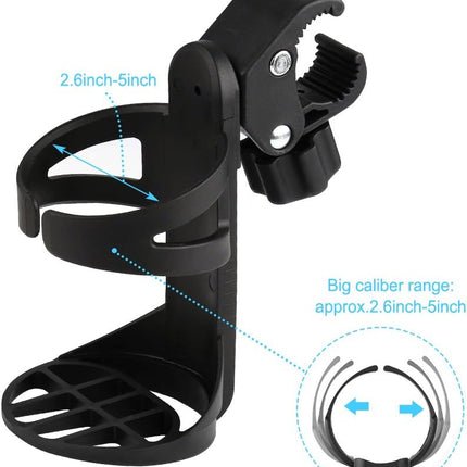 Universal Bike Water Bottle Holder for Large Bottles, Bike Water Bottle Cages Cup Holder Fits Most Bicycles