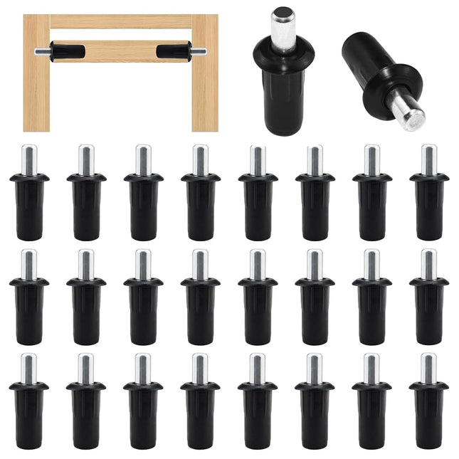 24Pcs Cabinet Door Repair Pins Damper Replacement Spring Loaded Repair Pins Furniture Fittings Door Pin