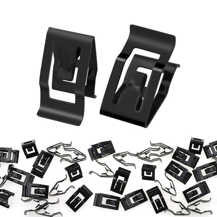 30Pcs Dashboard Trim Clips, Automotive Dashboard Metal Retainer, Universal Car Dashboard Metal Retainer Clips Replacement for Most Cars