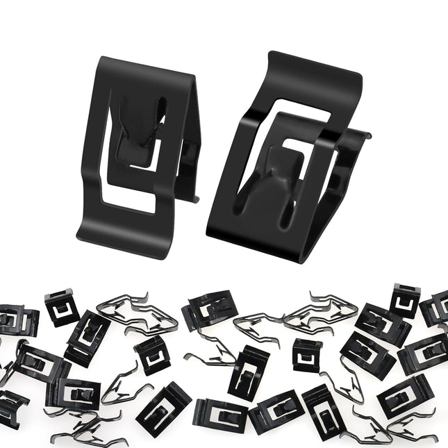 30Pcs Dashboard Trim Clips Automotive Dashboard Metal Retainer Universal Car Dashboard Metal Retainer Clips