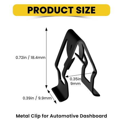 30Pcs Dashboard Trim Clips, Automotive Dashboard Metal Retainer, Universal Car Dashboard Metal Retainer Clips Replacement for Most Cars