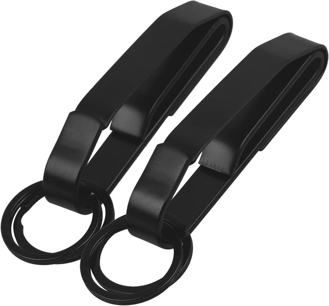 Key Holder for Duty Belt Stainless Steel Key Clips with Tactical Keyrings for Police Law Enforcement