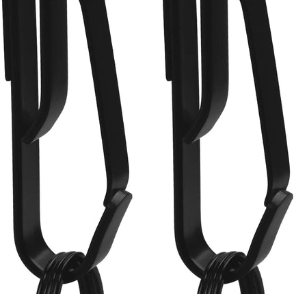 Key Holder for Duty Belt, Stainless Steel Key Clips with Tactical Keyrings for Police, Law Enforcement, Firefighters