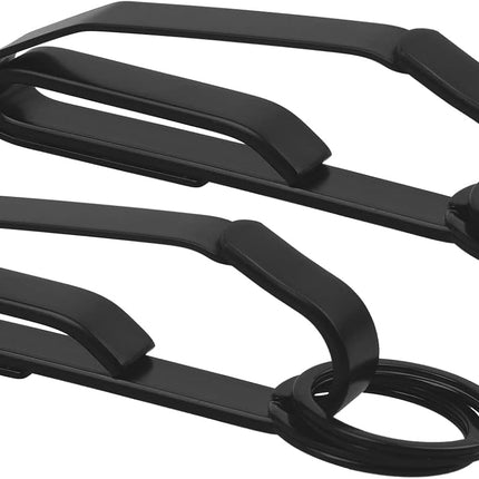 Key Holder for Duty Belt, Stainless Steel Key Clips with Tactical Keyrings for Police, Law Enforcement, Firefighters