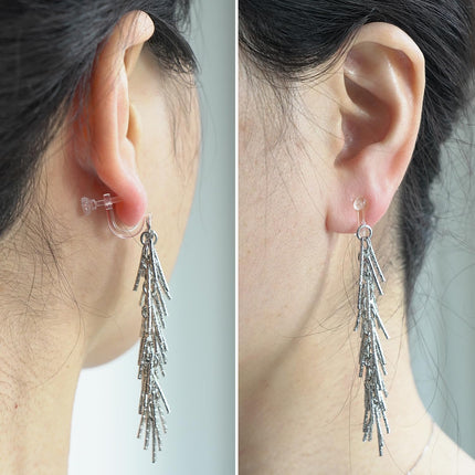 40pcs Screw Back Earring Converter with Jump Rings – Convert Dangle Earrings for Non-Pierced Ears, Such as Those with Fishhook or Kidney Hook Findings, Painless & Hypoallergenic Resin U‑Type Earrings