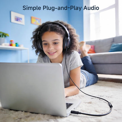 Combo-Pack TRS 2.5 mm and 3.5 mm Headphone Adapter Kit (1X 2.5mm to 3.5mm Converter and 1X 3.5mm to 2.5mm Converter) in Black - 4 Inches