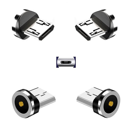 Magnetic Charging Series (Micro Tips),Just 4 Micro Tips Without Nylon Braided USB Cable No Charger Cords.