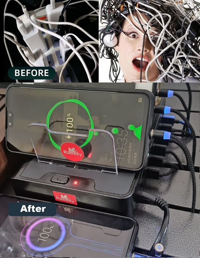 Magnetic Charging Series (Micro Tips) Just 4 Micro Tips Without Nylon Braided USB Cable No Charger Cords. – product detail