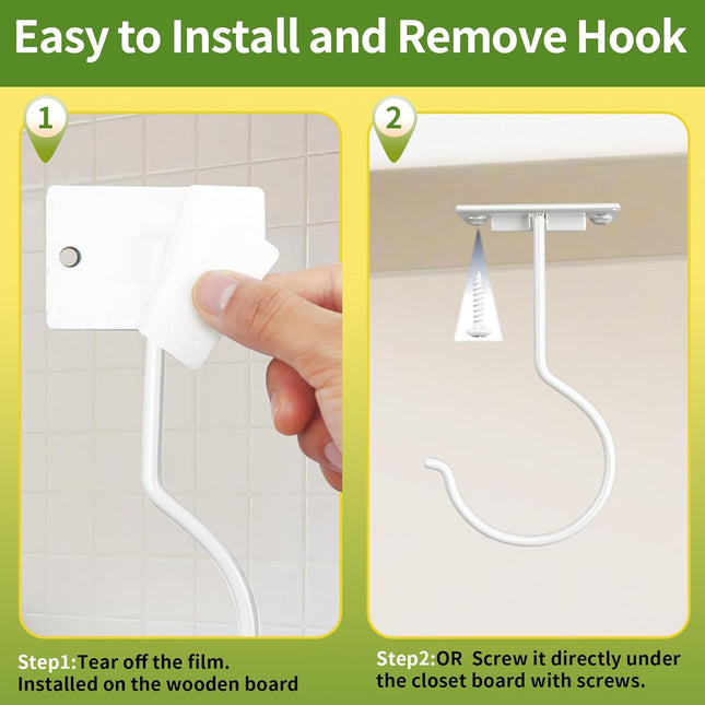 1Pcs White Self-Adhesive Banana Hook Grape Hook Kitchen Fruit Hooks Banana Hanger Keep Bananas – product detail
