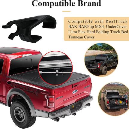 2 pcs 351B0024 Truck Bed Cover Clips, Tonneau Cover Prop Rod Clips, Compatible with RealTruck BAK BAKFlip MX4, Undercover Ultra Flex Hard Folding Truck Bed Tonneau Cover