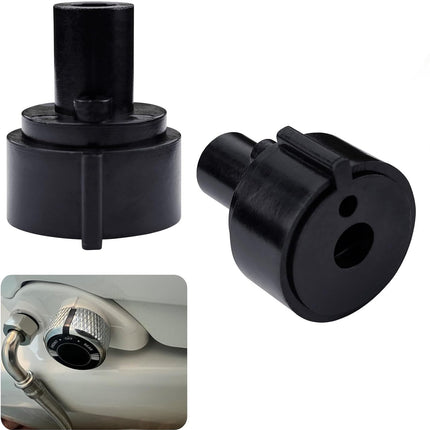 2 Pcs Replacement Knob For Brondell Bidet Toilet Seat, Complicable with Brondell CL99, Fits Non-Electric Swash Seat, Replacement Knob for the Center Plastic Section Only, Black Plastic