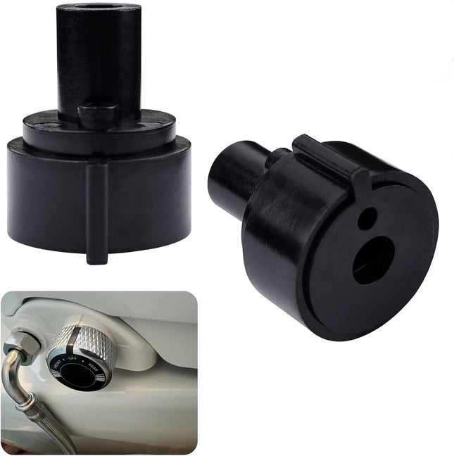 2 Pcs Replacement Knob For Brondell Bidet Toilet Seat Complicable with Brondell CL99 Fits in Black