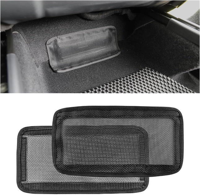 Rear Air Vent Cover for Tesla Model 3/Model Y Juniper Backseat Air Condition Cover for Tesla PVC Mesh Hook
