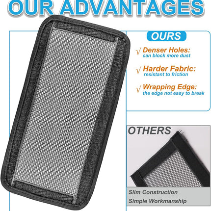 Rear Air Vent Cover for Tesla Model 3/Model Y Juniper,Backseat Air Condition Cover for Tesla PVC Mesh Hook&Loop Easy to Use