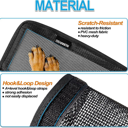 Rear Air Vent Cover for Tesla Model 3/Model Y Juniper,Backseat Air Condition Cover for Tesla PVC Mesh Hook&Loop Easy to Use