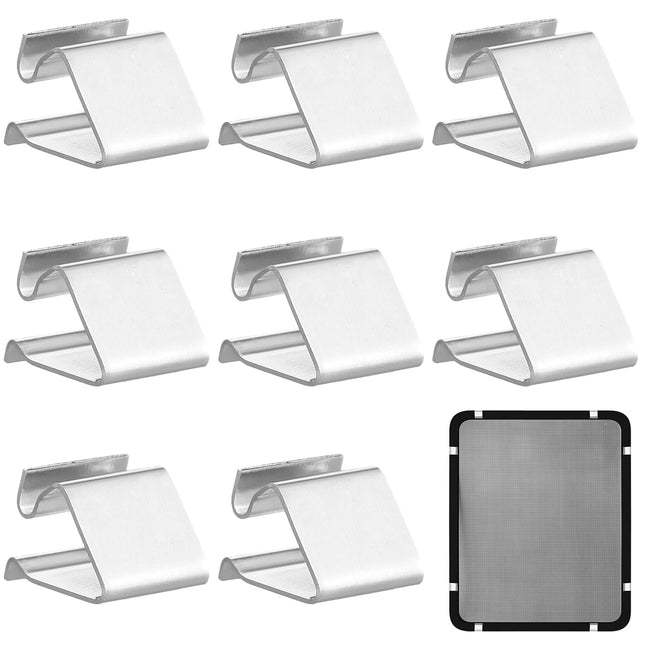 8 Pcs RV Window Replacement Screen Clips Screen Installer Clips Screen Retainers Clips RV Roll