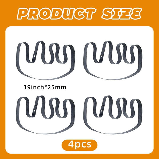 4 Pcs Motorcycle Rubber Rim Strips High-strength Protection Tape Inner Tubes for Wheels 1 x 19 – product detail