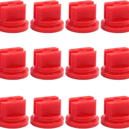 12Pcs Flat Fan Spray Tip 110 Degree Plastic Spray Nozzle Tip Fan Shaped Atomizing Nozzle Agriculture Greenhouse Sprayer Equipment