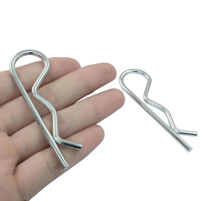 20 Pcs Cotter Pins Zinc Plated Cotter Clip R Clips Hairpin Cotter Pin Trailer Clamps Spring Fasteners – product detail
