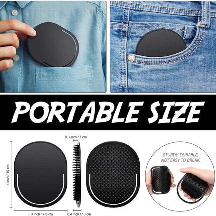 6 Pieces Pocket Palm Combs Pocket Brush, Shampoo Brushes, Scalp Massager Hair Brush Comb for Men Travel