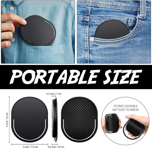 6 Pieces Pocket Palm Combs Pocket Brush Shampoo Brushes Scalp Massager Hair Brush Comb for Men Travel – product detail