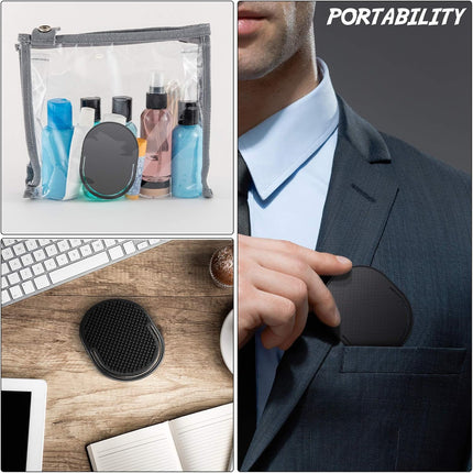 6 Pieces Pocket Palm Combs Pocket Brush, Shampoo Brushes, Scalp Massager Hair Brush Comb for Men Travel