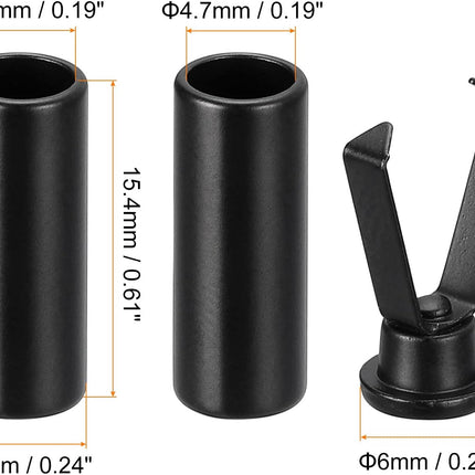 Shoelace Tips, Alloy Shoe Lace Ends Tips, Cylindrical Tip Replacement for Shoestring