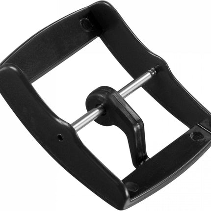 Watch Strap Clasp Replacement Plastic Buckle for 20mm Width Watch Bands Black 2 Pcs