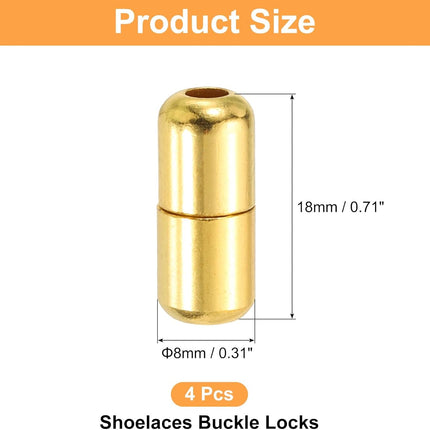 Shoe Laces Buckle Lock Alloy No Tie Shoelace Turnbuckle for Sneaker Casual Shoes