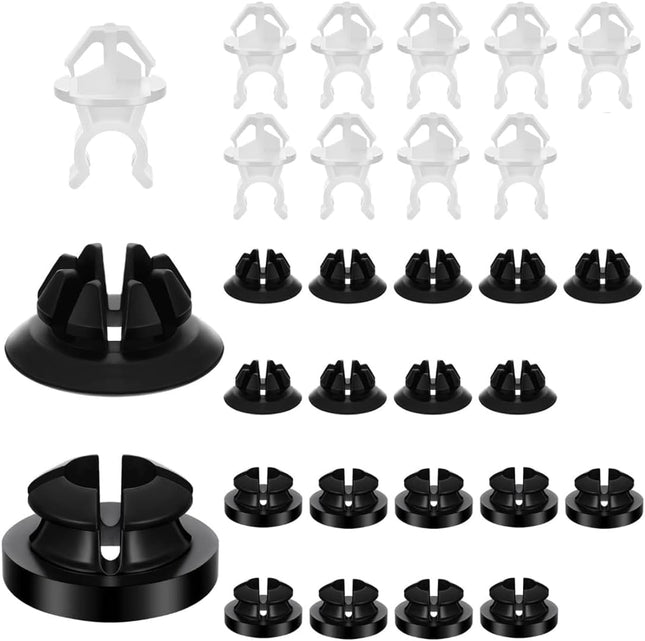30PCS Hood Prop Rod Holder Clips Compatible with 91503-SS0-003 Fit Most Cars V1258-DP02-A-2340