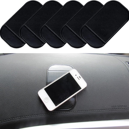 5PCS Car Dashboard Non-Slip Mat, Anti-Slide Sticky Multifunctional Pads for Auto Dashboard, Cell Phone Bracket Mat, Fit for Cell Phones, Keys, Sunglasses, GPS, Coins, Mirrors