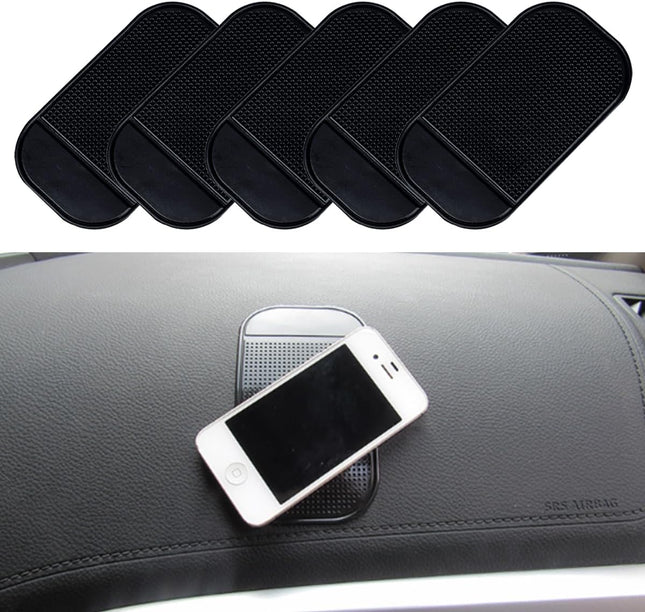 5PCS Car Dashboard Non-Slip Mat Anti-Slide Sticky Multifunctional Pads for Auto Dashboard Cell