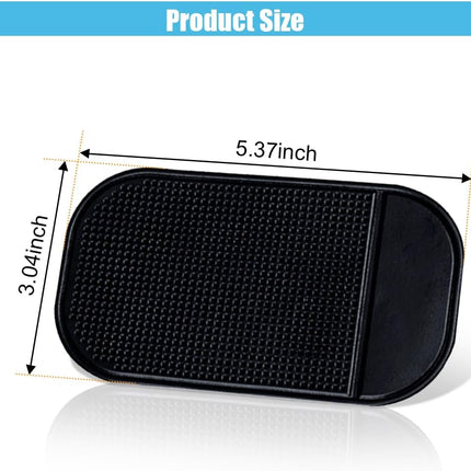 5PCS Car Dashboard Non-Slip Mat, Anti-Slide Sticky Multifunctional Pads for Auto Dashboard, Cell Phone Bracket Mat, Fit for Cell Phones, Keys, Sunglasses, GPS, Coins, Mirrors