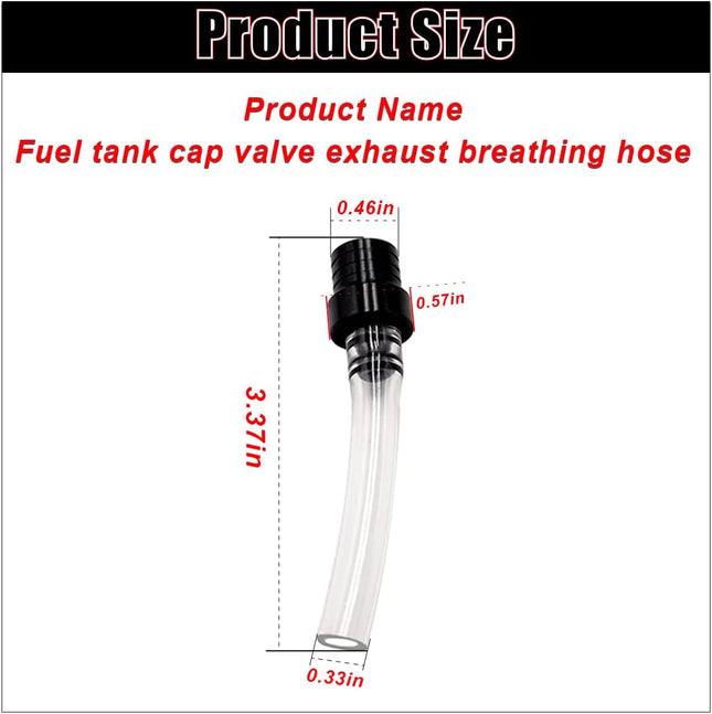 5PCS Motorcycle Gas Fuel Tank Cap Breather Hose Universal CNC Gas Cap Valve Vent Breathing – product detail