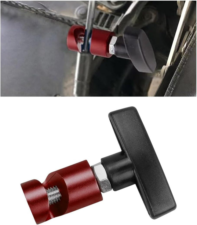 Car Lift Support Clamp Hood Strut Clamp Spark Plug Caliper 2-in-1 Tool Car Hoods Prop Rod in Red