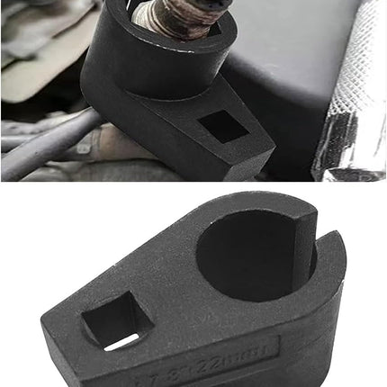 Car Offset Oxygen Sensor Socket, 3/8-Inch Drive, 7/8-Inch (22mm), Side Wire Gate Accesses Sensor for Protect Wire from Damage, Universal Car Accessories for Most Cars (3/8)