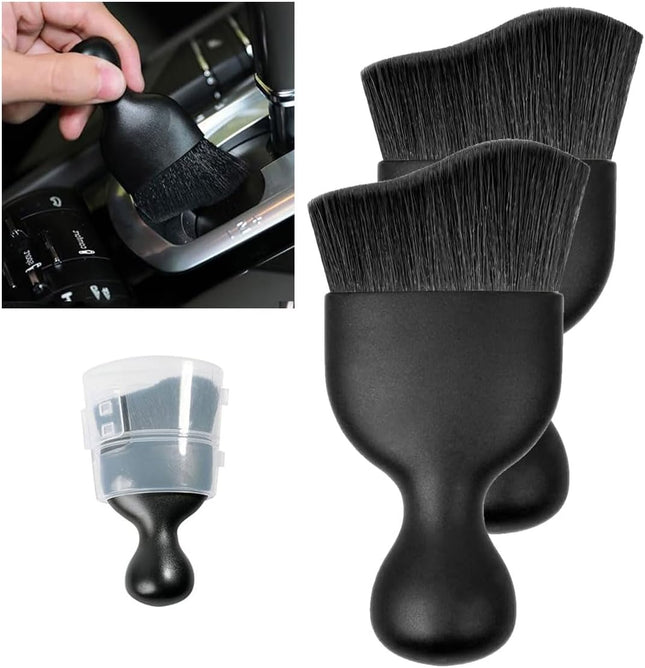 Car Interior Detailing Brush V1258-DP02-A-2362 in Black