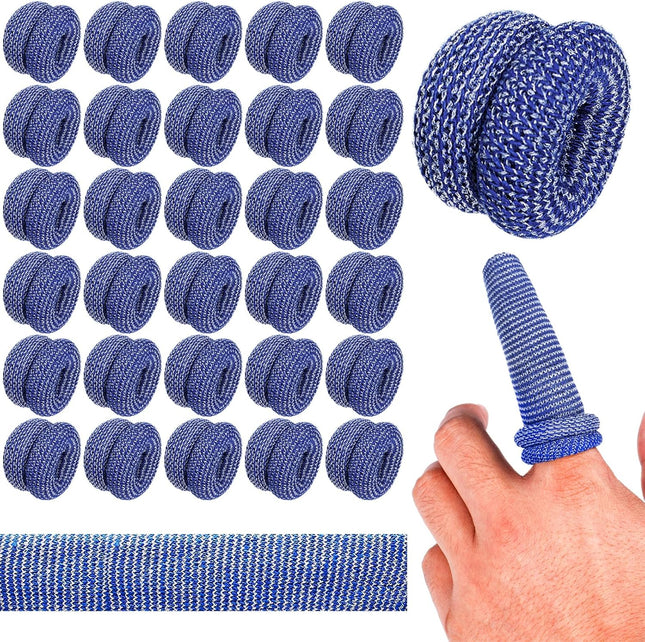 Finger Bandage Finger Roll Tubular Bandage 30 Pieces Breathable Finger Cots Wounds Care Dressings