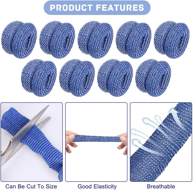 Finger Bandage Finger Roll Tubular Bandage 30 Pieces Breathable Finger Cots Wounds Care Dressings – product detail
