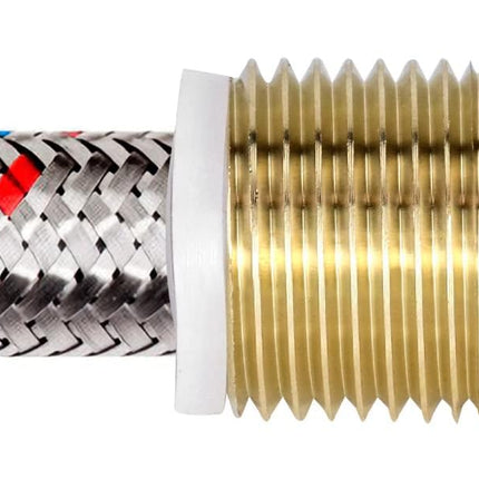 2Pcs Brass One-way Check Valve, 1/2" Female to 1/2" Male Thread of Backflow Preventer