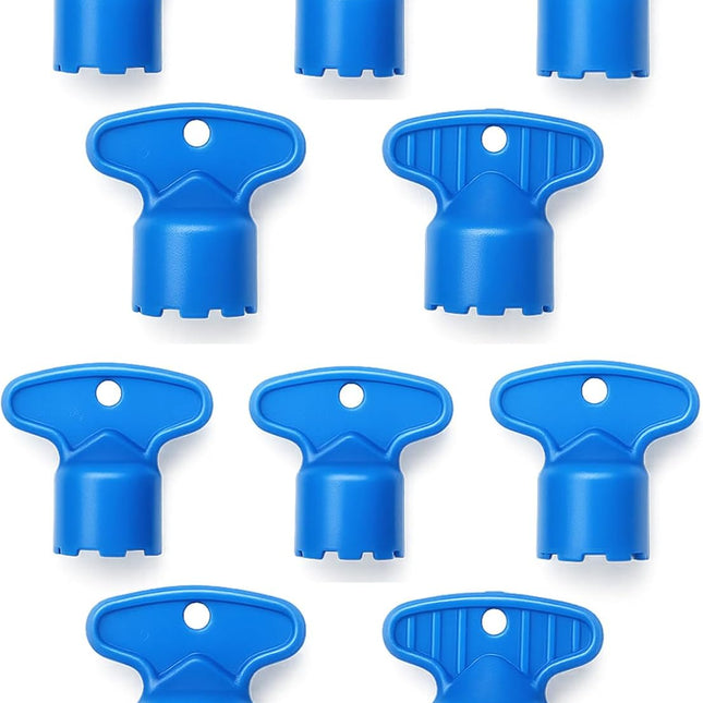 10 Pieces Faucet Aerator Removal Tool, Aerator Wrench Key Set Universal Sink Removal Wrench Tool with 5 Sizes M16.5, M21.5, M22.5, M24 for Bathroom Kitchen Faucet Maintenance