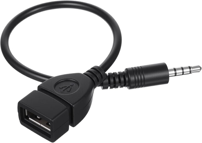 USB to AUX Audio Adapter 3.5 mm Male AUX Audio Jack Plug to USB 2.0 V1258-DP02-A-2419