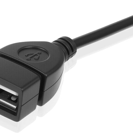 USB to AUX Audio Adapter, 3.5 mm Male AUX Audio Jack Plug to USB 2.0 Female Converter Adapter Cable Cord 9 Inch Length Black OTG Adapters Accessories for Car Playing Music with U-Disk