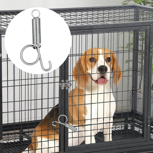 10 Pack Spring Cage Latch Door Spring Hook Pet Door Latch Metal Finger Pet Cage Lock – product detail