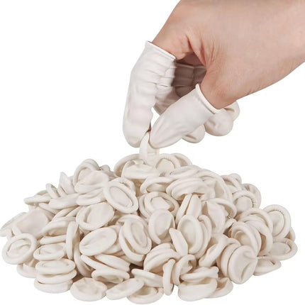 Finger Cots Disposable, Medium Finger Thumb Gloves Protectors, Sleeves Covers Protection for Fingertips (Approx.210 PCS)