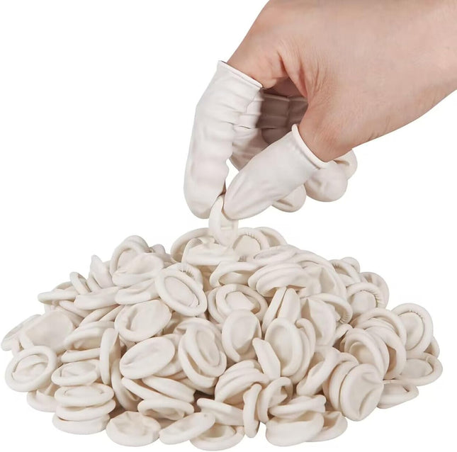 Finger Cots Disposable Medium Finger Thumb Gloves Protectors Sleeves Covers Protection for Fingertips