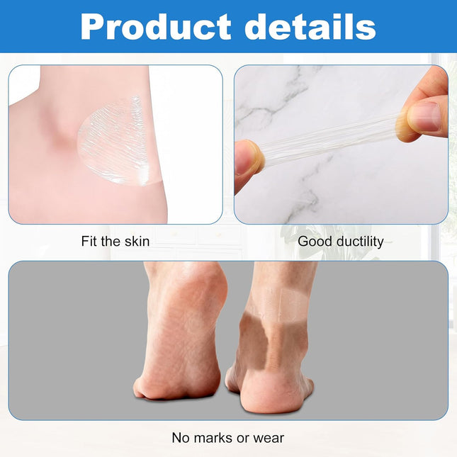100PCS Self Adhesive Invisible Heel Anti Wear Sticker Waterproof Transparent Thin Anti-Wear Foot – product detail