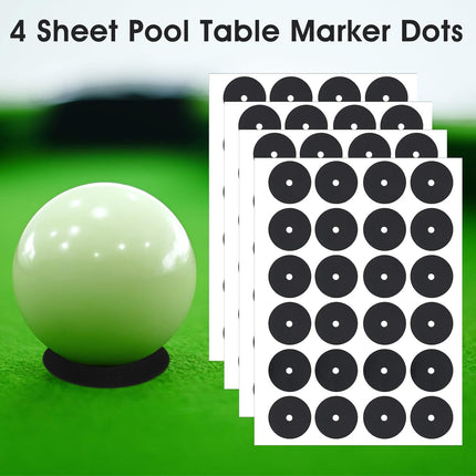 96Pcs Pool Table Marker Dots, Billiard Spot Position Stickers, Billiard Point Sticker Accessories, Pool Table Stickers
